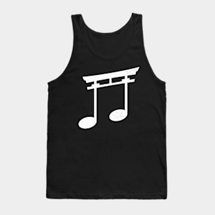 Japan Song Musical Note Zen Temple by Tobe Fonseca Tank Top